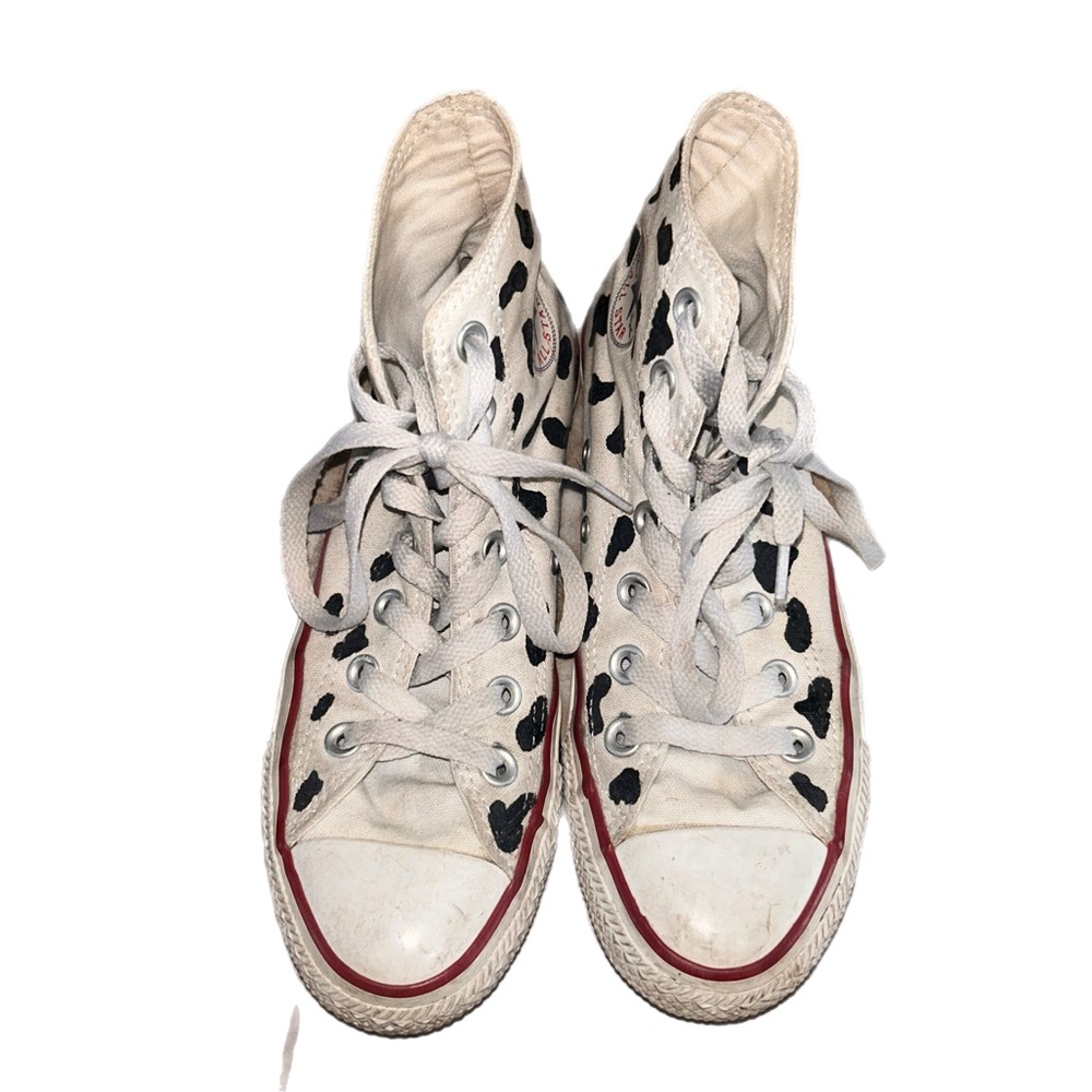Cow Print Converse🖤 - Picture 2 of 5